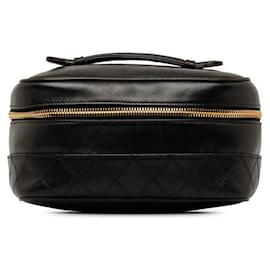 Chanel-Vanity Bag in pelle-Nero