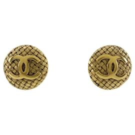 Chanel-CC Ohrclips-Golden