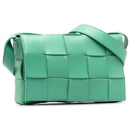 Bottega Veneta-Bolsa Cassete Maxi Intrecciato-Verde