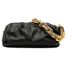 Bottega Veneta-Le sac à bandoulière à pochette en chaîne-Noir