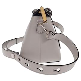 Fendi-Leather By The Way Bag-Grey
