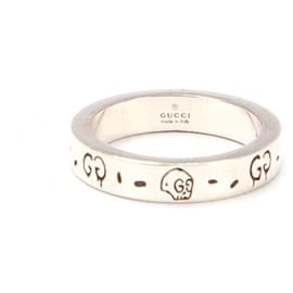 Gucci-Silberner GG Ghost Ring-Silvery