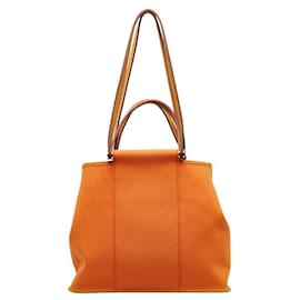 Hermès-Toile Ufficiale Cabag 32-Arancione