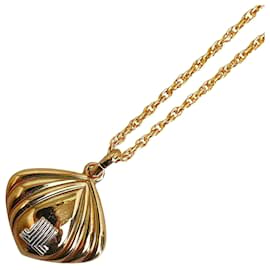 Lanvin-Collana con pendente placcato oro-D'oro