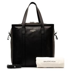 Balenciaga-Agneau Bazar S Shopper Tote-Black
