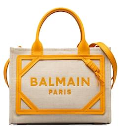Balmain-B Army Shopper Tote Bag-Yellow