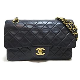 Chanel-Small Classic lined Flap Bag-Blue