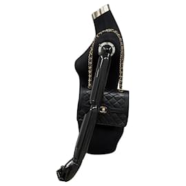 Chanel-Paris Double Flap Bag-Black
