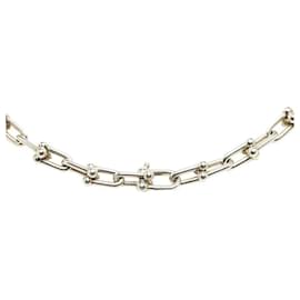Tiffany & Co-Silver HardWear Link Necklace-Silvery