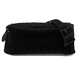 Valentino-Canvas Iconograph Belt Bag-Black