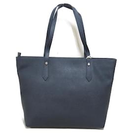 Vivienne Westwood-Leather Tote Bag-Blue