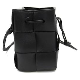 Bottega Veneta-Mini Cassette Bucket Bag-Black