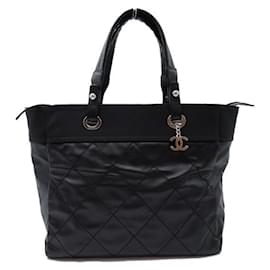 Chanel-Paris-Biarritz Tote Bag-Black