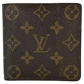 Louis Vuitton-Monogram Marco Portefeuille Wallet-Brown