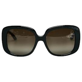 Dior-Gafas de sol extragrandes Cannage-Negro