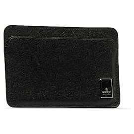 Gucci-Leather Card Case-Black