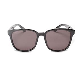 Gucci-Óculos de Sol Quadrados Coloridos-Preto