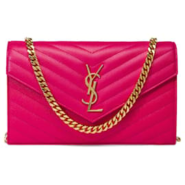 Yves Saint Laurent-YVES SAINT LAURENT Bag in Pink Leather - 101779-Pink
