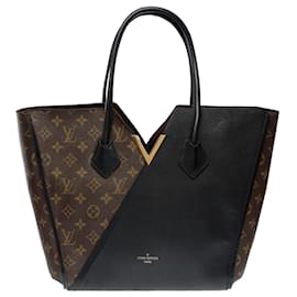 Louis Vuitton-LOUIS VUITTON Kimono Bag in Brown Canvas - 101776-Brown