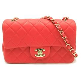 Chanel-CC Mini Classic Square Einzelklappe-Pink