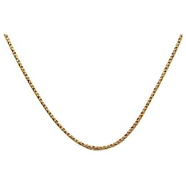 Dior-Halskette mit Kettenanhänger mit Logo „Station“-Golden