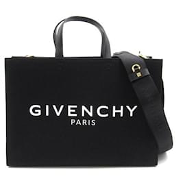 Givenchy-Medium Canvas G-Tote Bag-Black