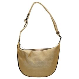 Gucci-GG Canvas Shoulder Bag-Golden