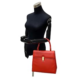 Loewe-Leather Handbag-Red