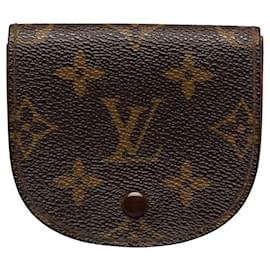 Louis Vuitton-Porta-moedas Monograma Porto Mongze-Marrom