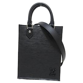 Louis Vuitton-Epi Petit Sac Plat-Noir