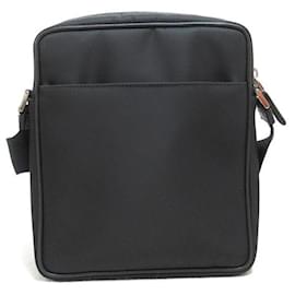 Prada-Nylon Messenger Bag-Black