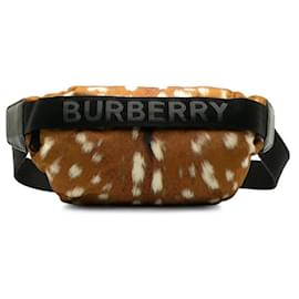 Burberry-Nylon Printed Belt Bag-Brown