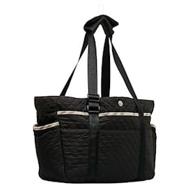 Burberry-Quilted Nylon Diaper Bag-Black
