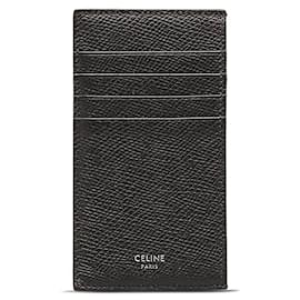 Céline-Leather Card Case-Black