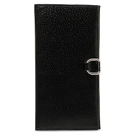 Gucci-Leather Bifold Wallet-Black