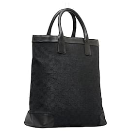 Gucci-GG Canvas Tote Bag-Black