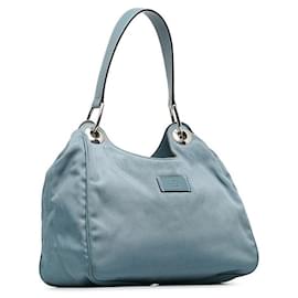Gucci-Nylon-Handtasche-Blau