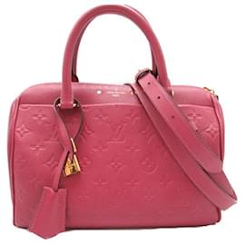 Louis Vuitton-Monogram Empreinte Speedy 25 Bandouliere-Pink