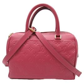 Louis Vuitton-Monogram Empreinte Speedy 25 Bandouliere-Pink