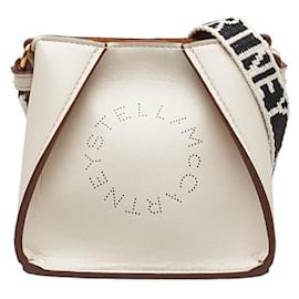 Stella Mc Cartney-Alter Mat Leather Shoulder Bag-White