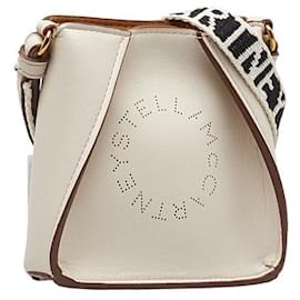 Stella Mc Cartney-Umhängetasche aus Leder „Alter Mat“-Weiß