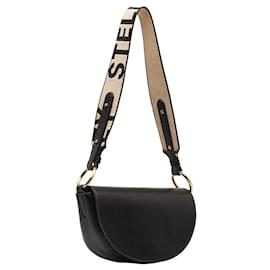 Stella Mc Cartney-Leather Marlee Shoulder Bag-Black