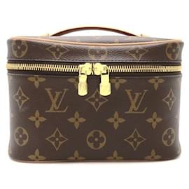 Louis Vuitton-Mini beauty case con monogramma-Marrone