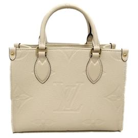 Louis Vuitton-Monogram Empreinte OnTheGo PM-White
