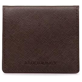 Burberry-Leather coin purse-Brown