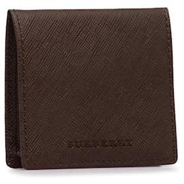 Burberry-Leather coin purse-Brown