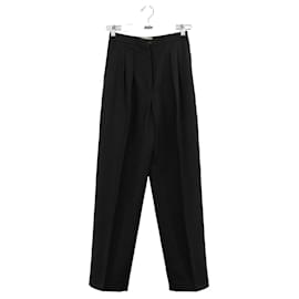 Dior-Pantalón recto de lana-Negro