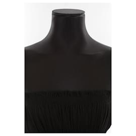 Alaïa-Vestido bandeau negro-Negro