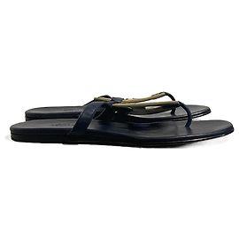 Hermès HERMES Sandals T.EU 41 Leather Blue
