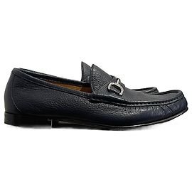 GUCCI Bailarinas T.EU 42 Cuero Azul